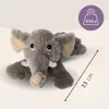 Habibi Mikrowellen-Warmespielzeug - Elefant - 35 cm - Produktbild-Vorschau 2