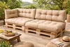 TexDeko Garden halbes Palettenkissen 60x80x18cm gesteppt Produktbild-Vorschau 2