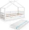 Letto montessori bambini Vitalispa Luni Bianco 200 x 90 cm Anteprima dell’immagine prodotto 2