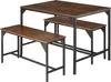 tectake® Sitzgruppe Bolton 3-teilig Industrial Style Produktbild-Vorschau 1