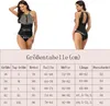 Einteiliger Damen Badeanzug Halter Mesh Abnehmen Badeanzug Produktbild-Vorschau 2