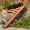 SIDCO Bartbürste mit Griff Birnbaumholz Holz Produktbild-Vorschau 4