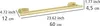WENKO Turbo-Loc® Badetuchstange Duo Mod. Orea Gold, 60 cm, Produktbild-Vorschau 5
