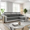 KomfortWelt24 Ecksofa mit Schlaffunktion und praktischem Produktbild-Vorschau 2