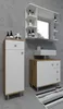 VCM Holz Midischrank | Badschrank | Maße: H. 95 x B. 30 x Produktbild-Vorschau 2