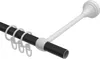 Interdeco Gardinenstange / Vorhangstange Schwarz, Typ Produktbild-Vorschau 3