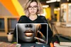 MuchoWow® Laptop Aufkleber Sticker Cover Lippen - Orange - Produktbild-Vorschau 5