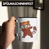 Trendation - Cooler Roter Panda Tasse Musik Kinder Produktbild-Vorschau 4