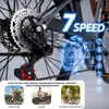 Bicicletta elettrica Qekud da 26 pollici – City bike Anteprima dell’immagine prodotto 11
