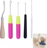Häkelnadel Set,Latch Hook Kit,5 Größen Haarverlängerung Produktbild-Vorschau 1