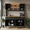 Mobiletto buffet alto con illuminazione a LED controllabile Anteprima dell’immagine prodotto 12