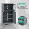 COSTWAY Armoire de salle de bain, armoire à linge avec Voir les images du produit 4