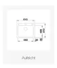 A technical drawing of a sink with dimensions. Náhľad obrázku produktu