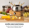 Klarstein Bambus Fondue, 800 Watt, Edelstahl-Topf, Produktbild-Vorschau 2