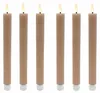 Relaxdays LED Stabkerzen, 6er Set, HxD 25 x 2 cm, Produktbild-Vorschau 1