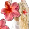 Sponka do vlasov kvet Plumeria s červenou borovicou Náhľad obrázku produktu 9