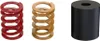 Three different types of springs and a cylindrical object are displayed against a white background. Voir les images du produit