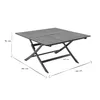 Miliboo - Quadratischer klappbarer Gartentisch aus Produktbild-Vorschau 7