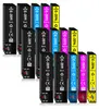 A collection of printer ink cartridges arranged in rows. Produktbild-Vorschau