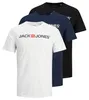 3 PACK - T-shirt slim JJECORP pour homme 12191330 Voir les images du produit 2