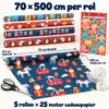 Benza – Sinterklaas Inpakpakket – 5 Rollen Cadeaupapier 70 Productafbeelding-voorbeeld 6