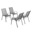 GIHAUVIA 4er Set Gartenstühle Stapelbar robustem Produktbild-Vorschau 12