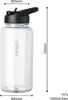 Trinkflasche 1L Sport Flasche Wasserflasche BPA frei Produktbild-Vorschau 4