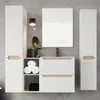 Badezimmer Wandregal weiß 90° drehbar SOFIA-107 hängend, Produktbild-Vorschau 6