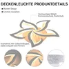 50W Blumenform LED Deckenleuchte mit RGB Farbwechsel Lamp, Produktbild-Vorschau 8