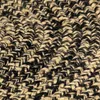 vidaXL Tappeto fatto a mano in iuta nero e natura 120 cm Anteprima dell’immagine prodotto 3