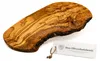 Brotzeitbrett aus Olivenholz im Naturschnitt 60 cm Produktbild-Vorschau 3