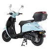 Motorroller Massimo 50ccm 45km/h Euro 5, babyblau mit Top Produktbild-Vorschau 3