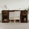 Scrivania con vano portaoggetti in legno di rovere Anteprima dell’immagine prodotto 3