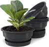 Plastard Blumenschale 5er Set Anthrazit Ø 32 cm mit Produktbild-Vorschau 1