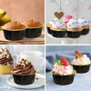 Gold Und Schwarz Muffin Tassen Cupcake Liners 50Pcs Produktbild-Vorschau 5