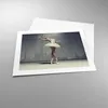 Poster - Poster ohne Rahmen - Ballerina Weiß Wand - 50x40 Produktbild-Vorschau 3