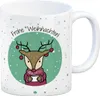 Frohe Weihnachten Kaffeebecher mit süßem Rentier Produktbild-Vorschau 1