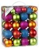 Weihnachtskugeln Mix Kunststoff 50er Set, Farbe:Mille-Fiori Produktbild-Vorschau 3