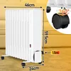 Jayseuw Ölradiator 2500W 11 Rippen mit LCD-Display Produktbild-Vorschau 2