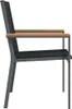 Side view of a single outdoor chair. Anteprima dell’immagine prodotto
