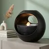 Zimmerbrunnen Blumenvase schwarz BK915 mit LED Beleuchtung Produktbild-Vorschau 2