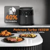 Friggitrice ad aria 6L, display touch intuitivo, 9 Anteprima dell’immagine prodotto 3
