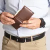 Geschenkset für Herren - aus Kunstleder, schwarz Gürtel mit Produktbild-Vorschau 6