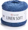 YarnArt Linen Soft Blau 100g Leinen-Viskose-Baumwolle für Produktbild-Vorschau 1