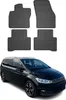 2015-2025 VW Touran tappetini in gomma nera 4 pz Anteprima dell’immagine prodotto 1