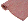 vidaXL Tapis d'extérieur tissé plat 200x280 cm rouge Voir les images du produit 2
