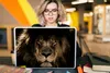 MuchoWow® Laptop Aufkleber Sticker Cover Löwe - Tiere - Produktbild-Vorschau 5