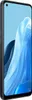 A smartphone with a blue abstract wallpaper displayed on its screen, shown from a side angle. Náhľad obrázku produktu