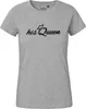Huuraa Damen T-Shirt his Queen Krone M Sport Grey Bio Produktbild-Vorschau 2