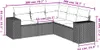 Design 5-tlg. Garten-Sofagarnitur mit Kissen Beige Poly Produktbild-Vorschau 3